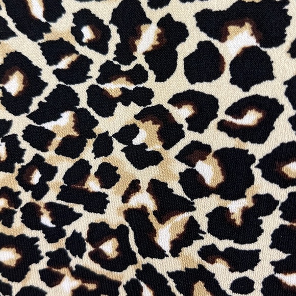 WHBM Leopard Print Tank with Ruffled Neckline - Size Medium - NWT - Picture 5 of 7